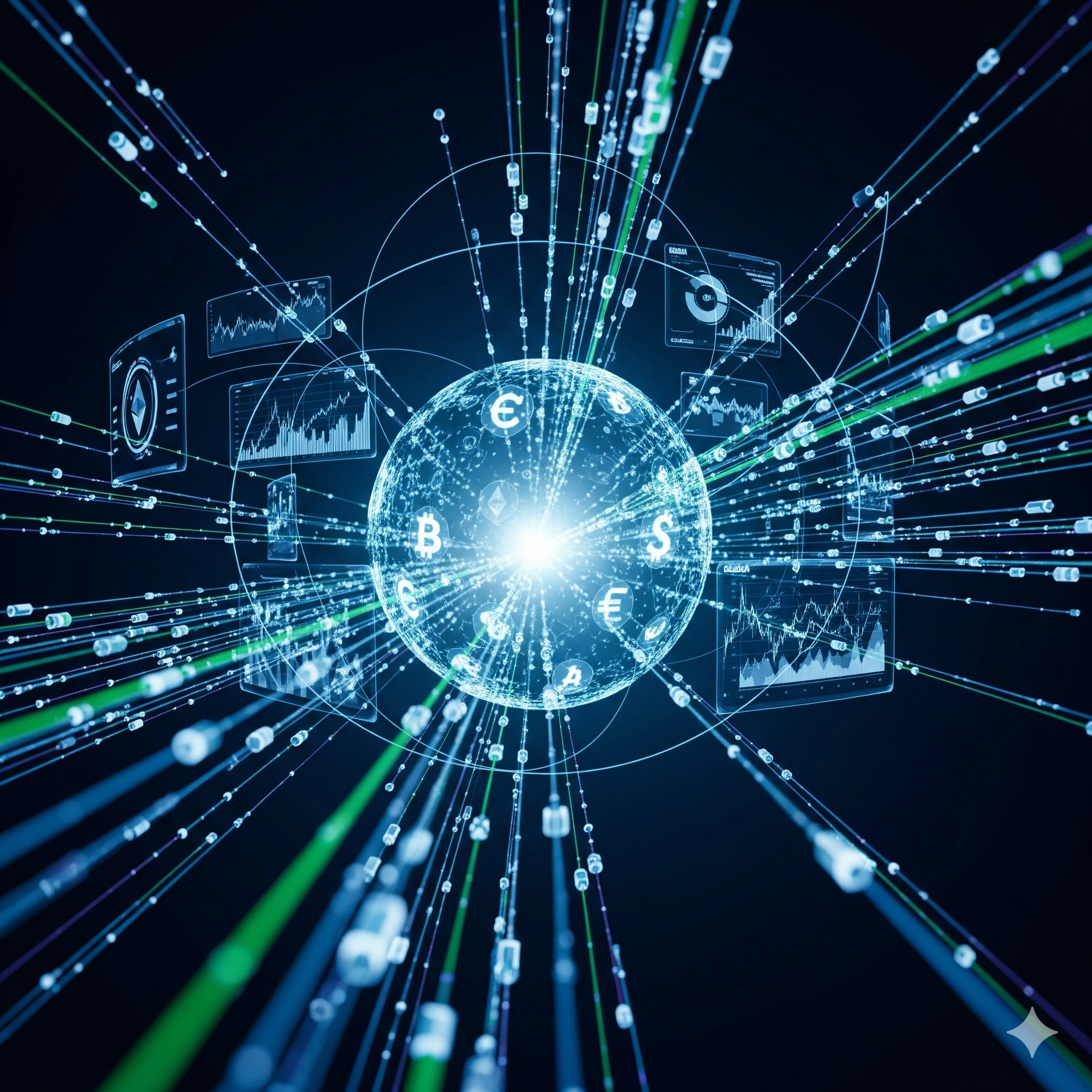 Abstract image representing the future of digital finance